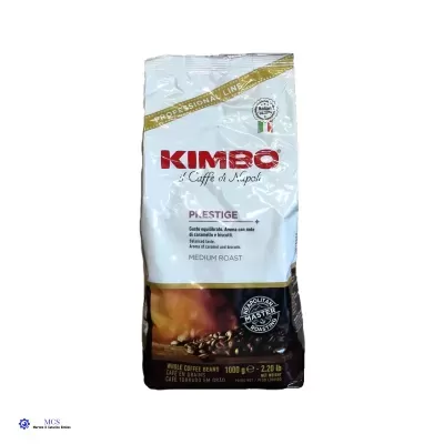 Café em Grão Kimbo Prestige – 65% Arabica / 35% Robusta – Torra Média (1 kg)