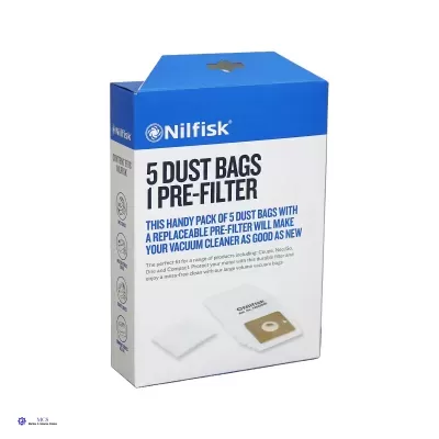 Sacos de aspirador Nilfisk Coupe, Go, One, Compact