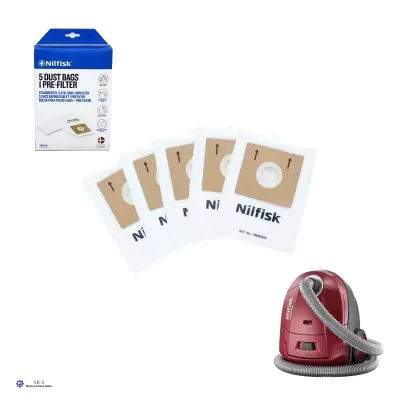 Sacos de aspirador Nilfisk Coupe, Go, One, Compact