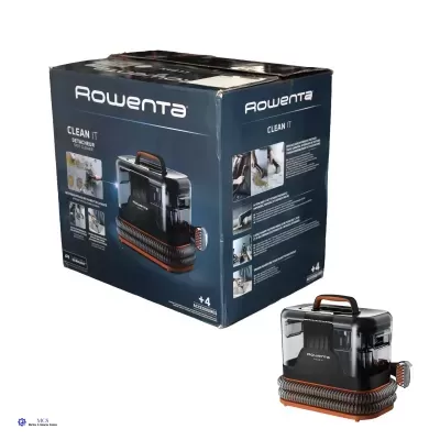 Rowenta Clean It IN5011F0 – Limpa Nódoas e Manchas | 400 W | Auto-limpeza | Depósito 1,8 L