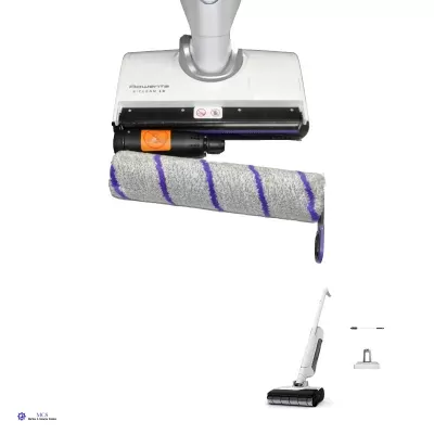 Rowenta X-Clean 10 GZ7035WO – Máquina de Limpeza 2 em 1 | Lava e Aspira | Sem Fios | Autonomia 60 min | Auto-limpeza