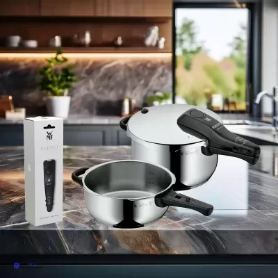 Pega Completa da Panela de Pressão WMF Perfect