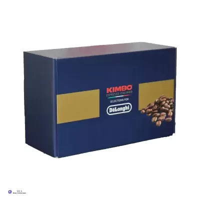 Conjunto Degustação de Café em Grão De’Longhi Kimbo – 4 Blends + 2 Copos Espresso (DLSC316)