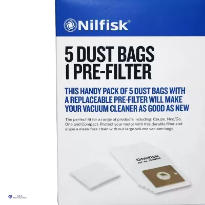 Sacos de aspirador Nilfisk Coupe, Go, One, Compact