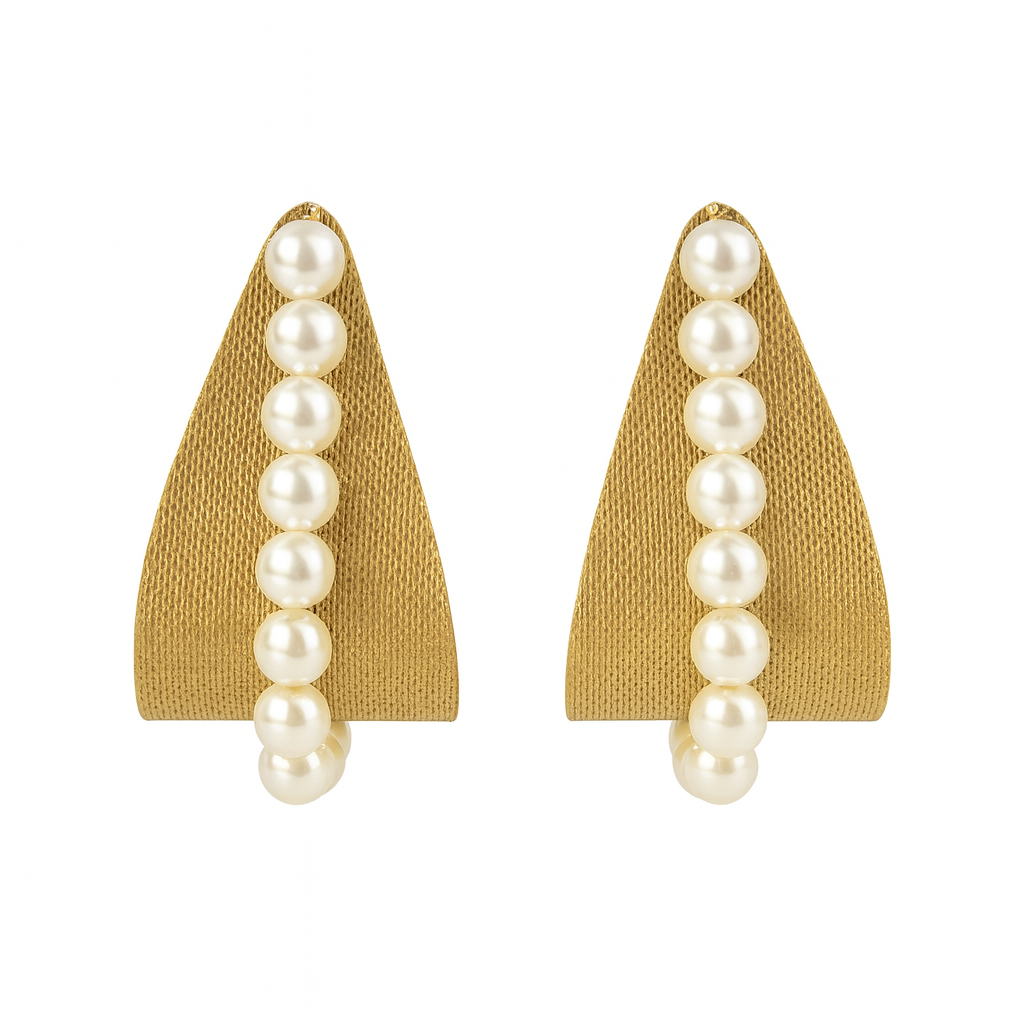 Brincos Pearl Ribbon