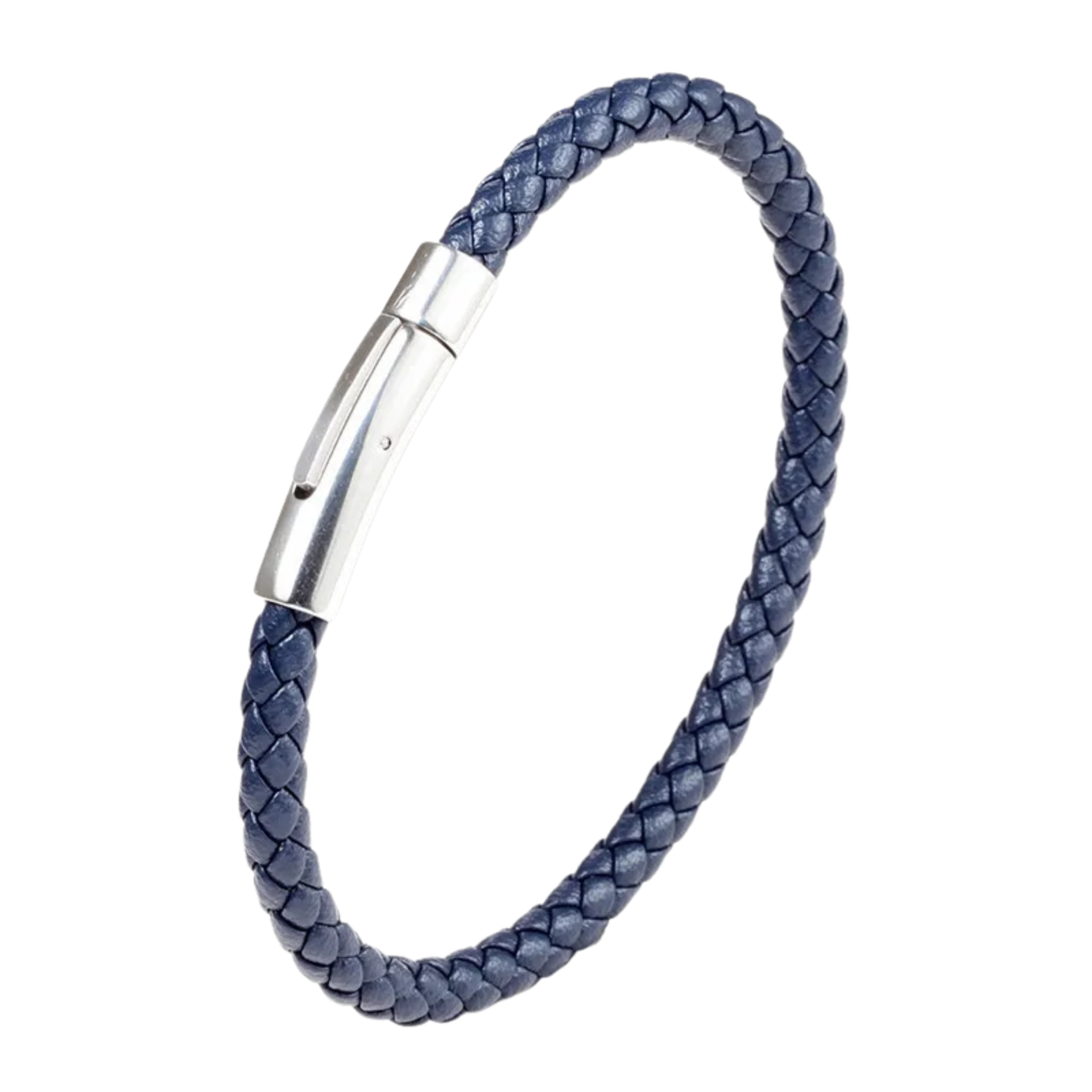 Pulseira de Couro Navy