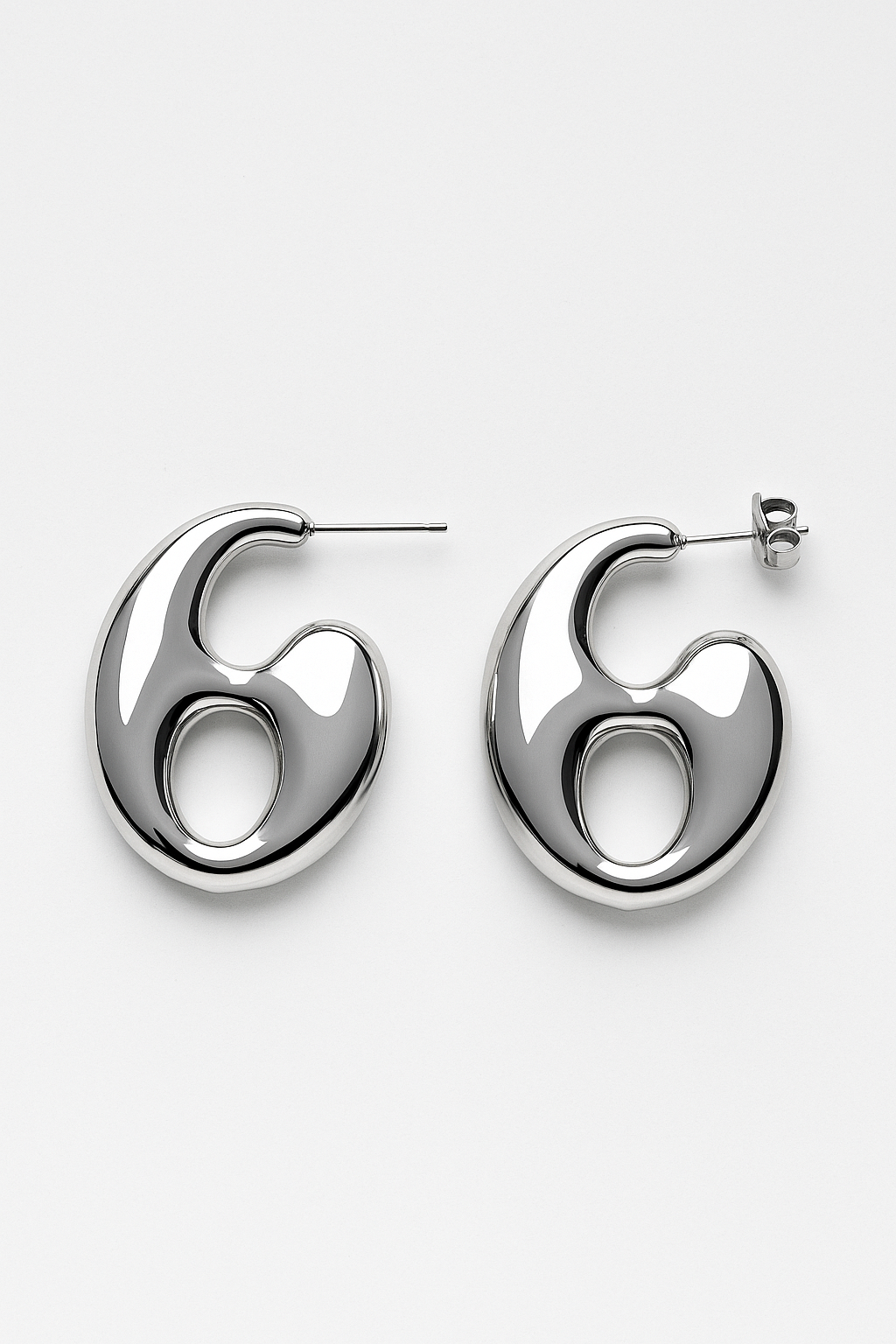 Brincos Orbit Silver