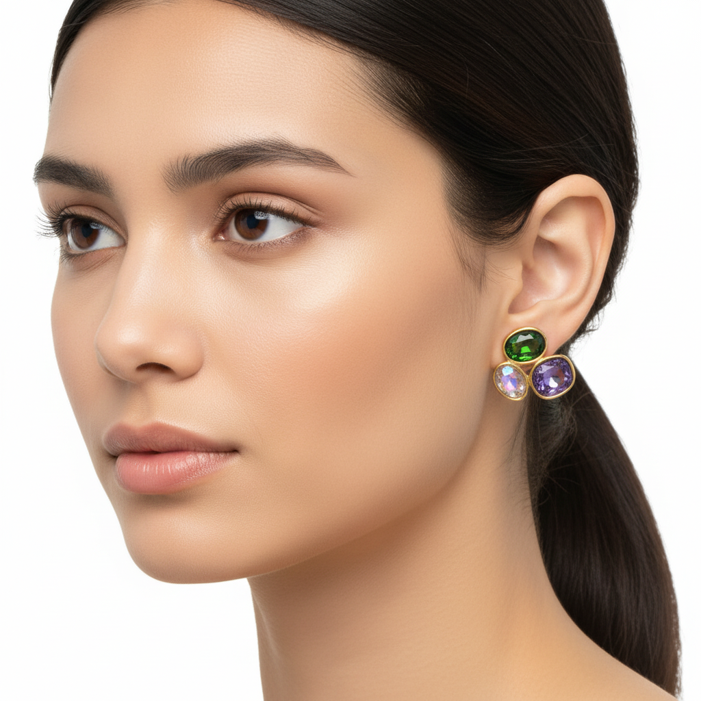 Brincos Colors Trio Lux