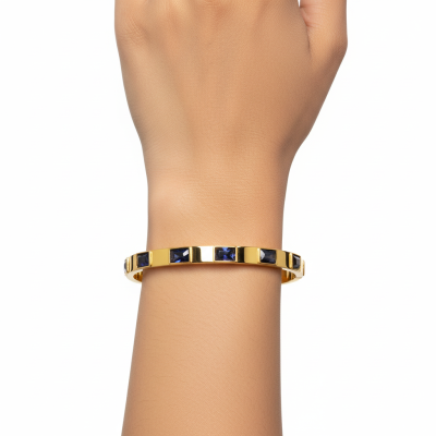 Pulseira em Aço Dourado