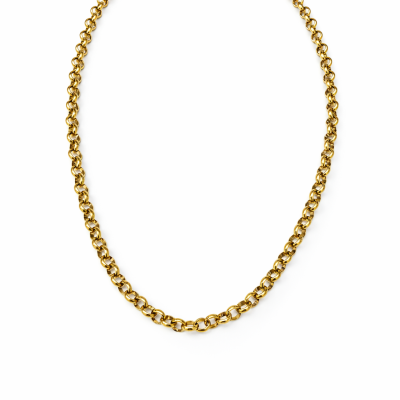 Colar de corrente dourada