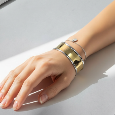 Pulseira Bold Bicolor