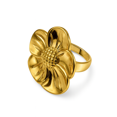 Anel Flor Gold