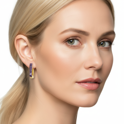 Argolas Crystal Line Roxas