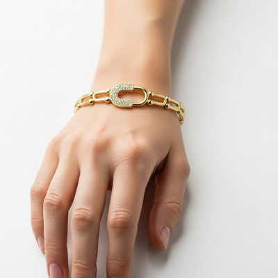 Pulseira Crystal Horseshoe