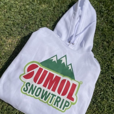 HOODIE BRANCA SUMOL SNOWTRIP 2023