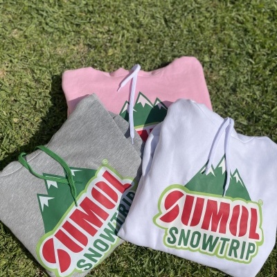 HOODIE BRANCA SUMOL SNOWTRIP 2023