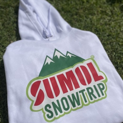 HOODIE BRANCA SUMOL SNOWTRIP 2023