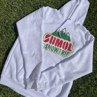 HOODIE BRANCA SUMOL SNOWTRIP 2023