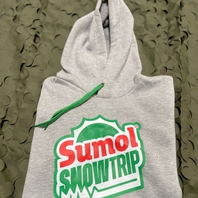 HOODIE&#x20;SUMOL&#x20;SNOWTRIP&#x20;GREY