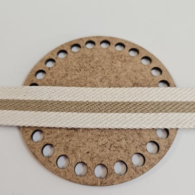 Percinta Algodão Bicolor Cru