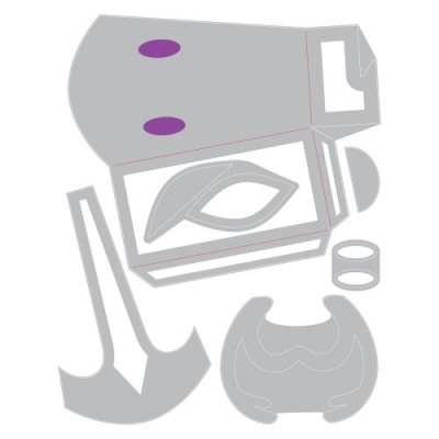 Sizzix Thinlits Die Set 6PK - Reindeer Bag