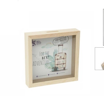 QUADRO MEALHEIRO 17X17X3.7CM C/FUNDO AMOVIVEL