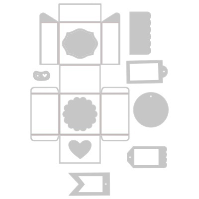 Sizzix Thinlits Plus Die Set 10PK - Box & Labels