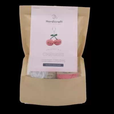 Kit Crochet -  Cerejas