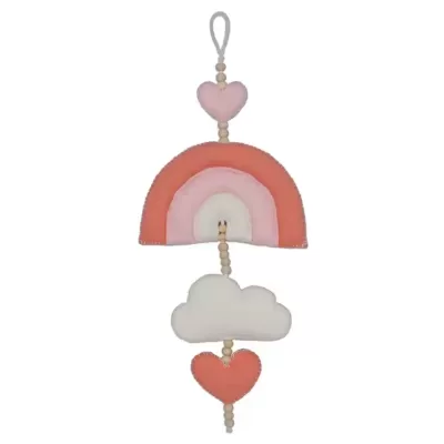 Kit Feltro - Arco-íris Bebé Rosa