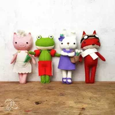 Kit Feltro - Raposa Fedde