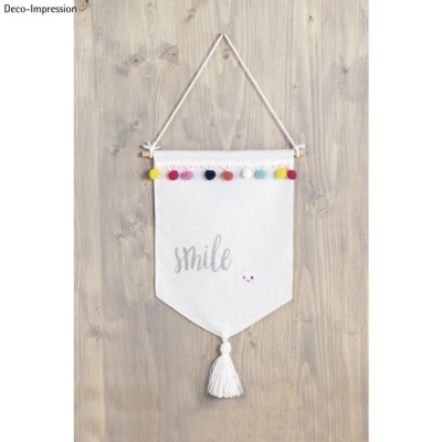 Bandeirinha de tecido para pendurar