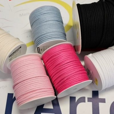 Cordão de algodão Rosa Bebé