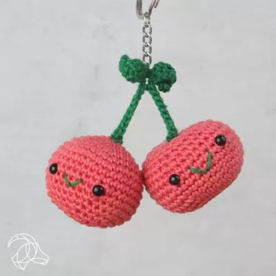 Kit Crochet -  Cerejas