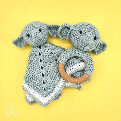 Kit Crochet - Dudu Elefante