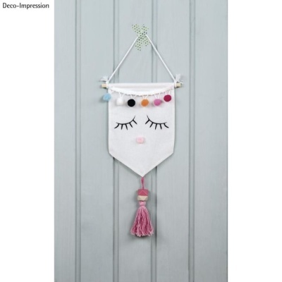 Bandeirinha de tecido para pendurar