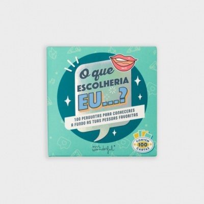 JOGO DE CARTAS - O QUE ESCOLHERIA EU…?