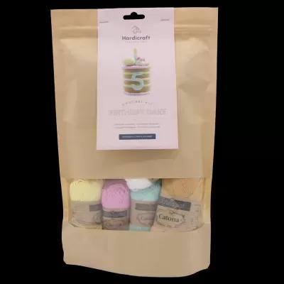 Kit Crochet - Bolo de Aniversário com números