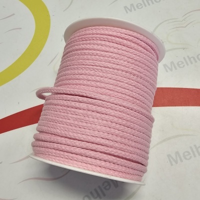 Cordão de algodão Rosa Bebé