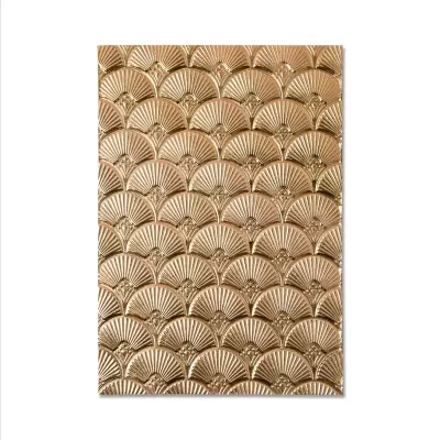 Sizzix • 3D Textured impressions embossing folder Art Deco