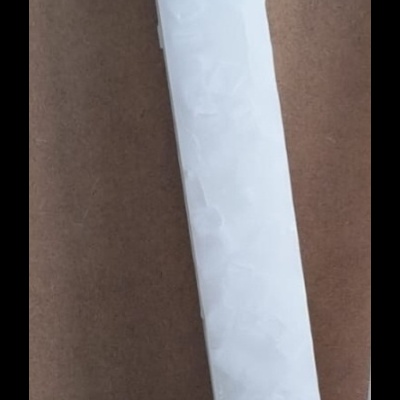 Vela Batismo Marmorizada Quadrada