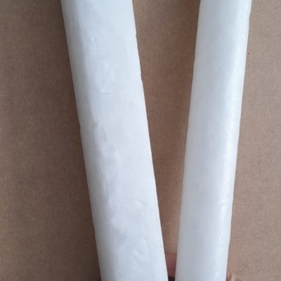 Vela Batismo Marmorizada Redonda