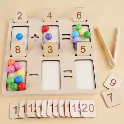 Jogo Matemática Brinquedo de Montessori