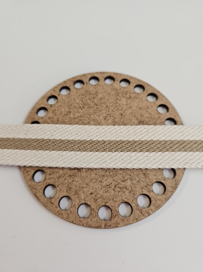 Percinta Algodão Bicolor Cru