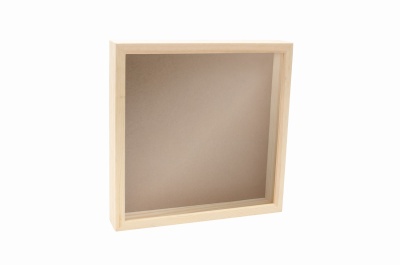 QUADRO C/ VIDRO 33X33X5.5CM