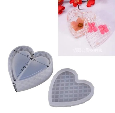 Molde Caixa Coração