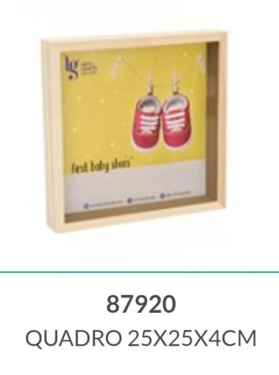 QUADRO 25X25X4CM