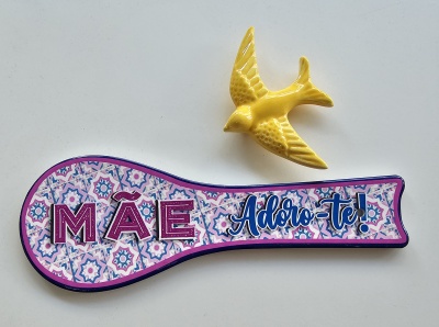 Base Colher de Pau Mãe Adoro-te