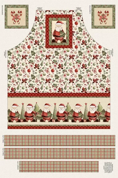 Painel AVENTAL NATAL - Fuxicos e Fricotes