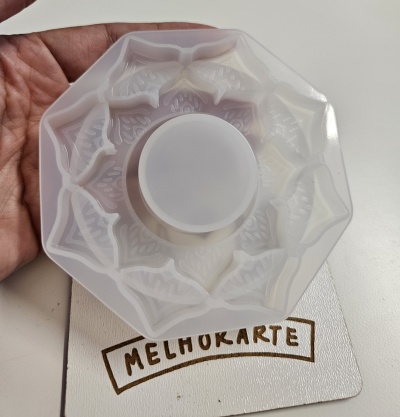 Molde Silicone Porta Velas Mandala