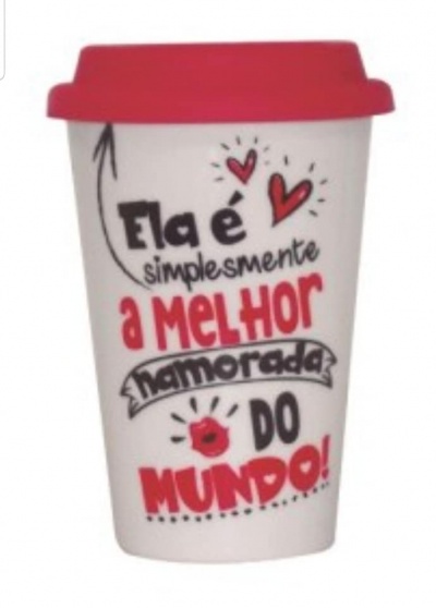 Copo Take Away Melhor Namorada do Mundo
